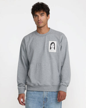 Sleepy Girl Patch Crew Sweatshirt