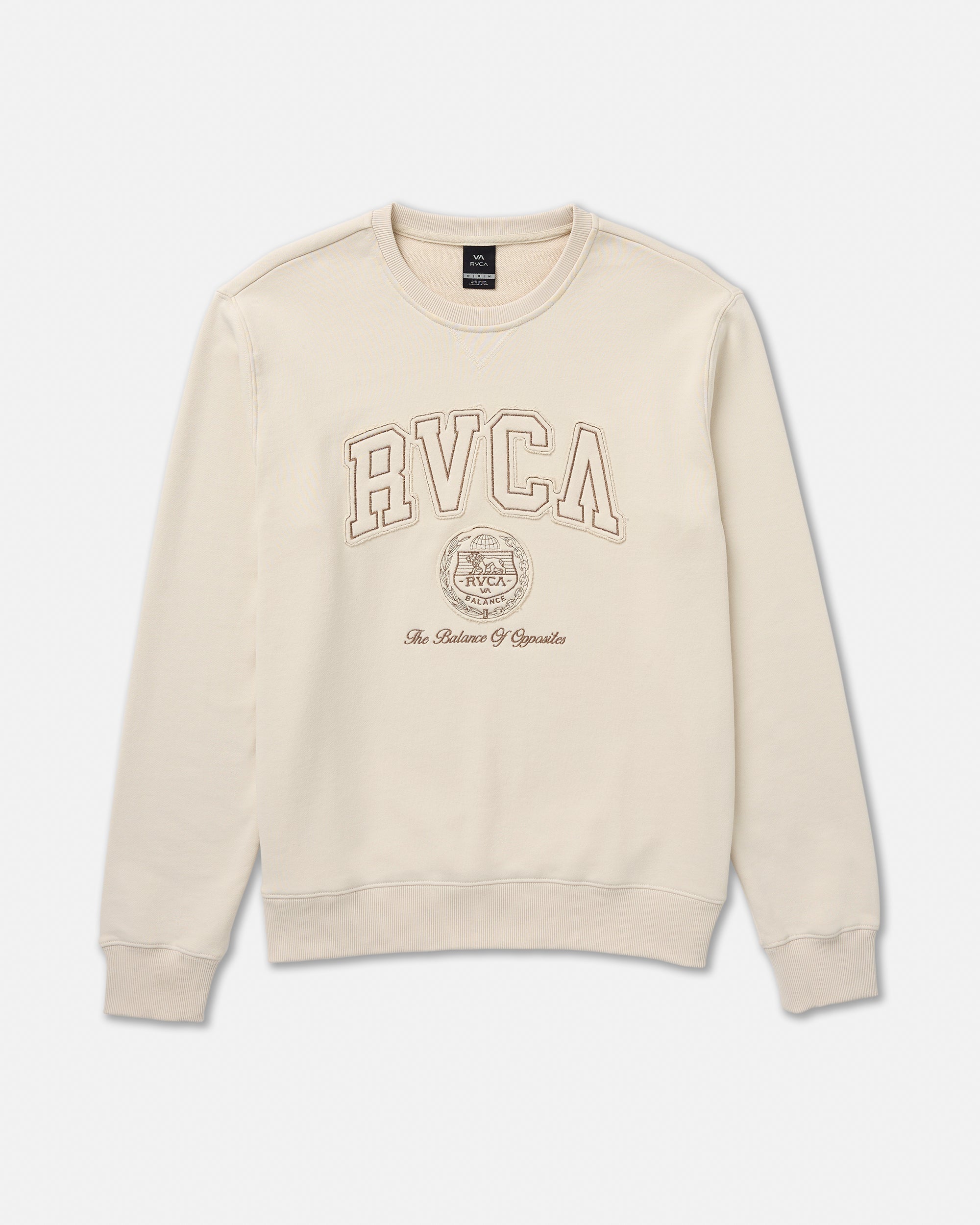 RVCA - RVCA ベージュ S Crest Crew - RVCA