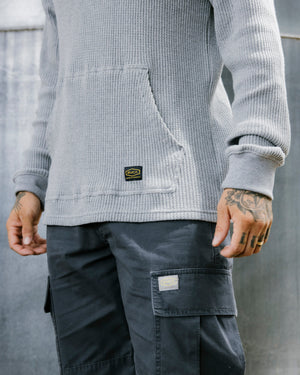 Dayshift Thermal Hooded Henley-RVCA