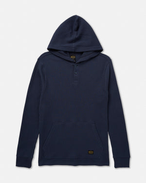 Dayshift Thermal Hooded Henley- RVCA