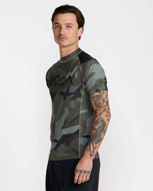 RVCA Short Sleeve Rashguard