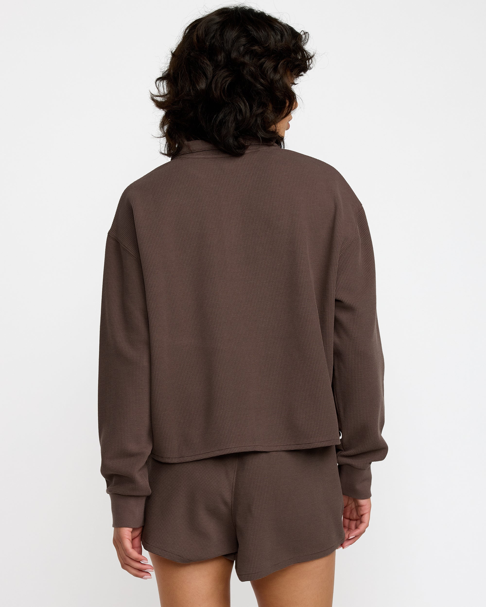 Glory Waffle Pullover Quarter Zip - RVCA