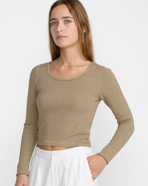 Jungle Long Sleeve Scoop Neck