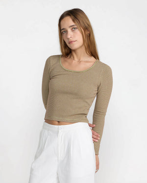 Jungle Long Sleeve Scoop Neck