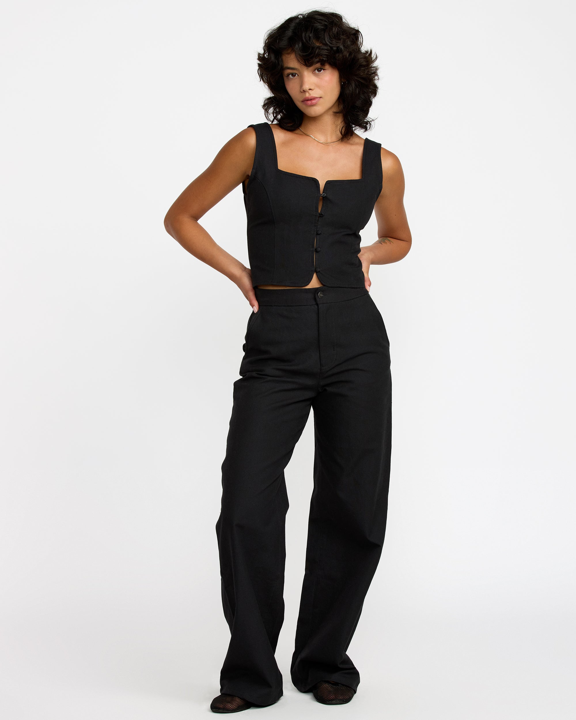 Bonnie Button Thru Tank – RVCA
