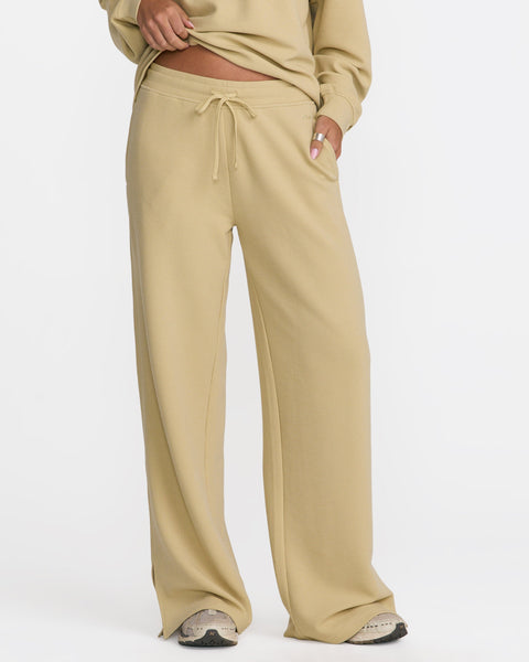 パンツ ASKYURSELF Split Lounge Trousers Glory Waffle Split Pant - RVCA