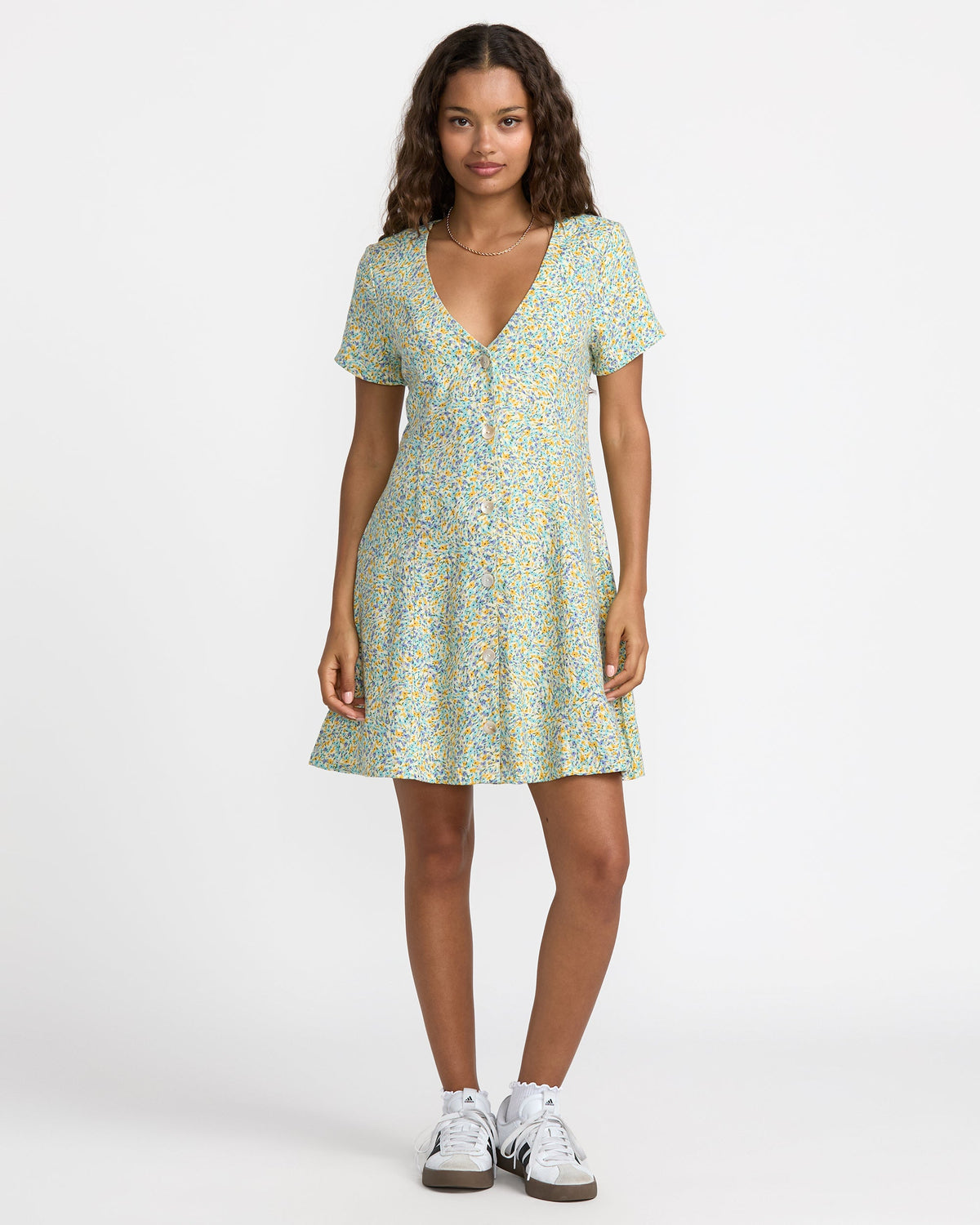 rvca denim dress Understated Halter dress Color:Ballet mixed floral boho maxi dress rehearsal-dinner-white-ivory-beaded-maxi-dress-a-line-tulle-skirt-spaghetti-strap-needle-thread-bride-to-be-gown3 - MEMORANDUM | Fitted at the waist