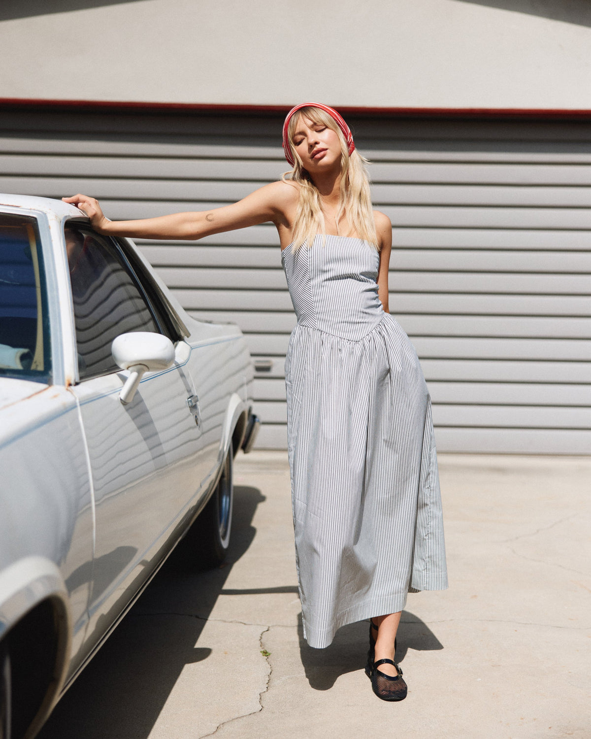 Florence Drop Waist Midi Dress - RVCA Pirate Black / L Florence Drop Waist Midi Dress - RVCA Pirate Black / L