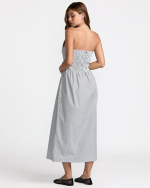 Florence Drop Waist Midi Dress - RVCA Pirate Black / L Florence Drop Waist Midi Dress - RVCA Pirate Black / L