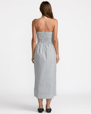 Florence Drop Waist Midi Dress - RVCA Pirate Black / L Florence Drop Waist Midi Dress - RVCA Pirate Black / L
