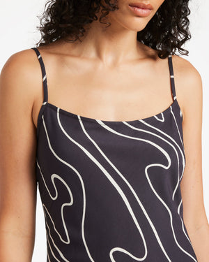 Let's Dance Slip Dress- RVCA
