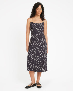 Let's Dance Slip Dress- RVCA