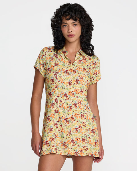 rvca understated mini dress RVCA Womens Understated Mini Dress  ShopCGX