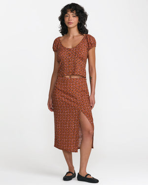 English Rose Midi Skirt