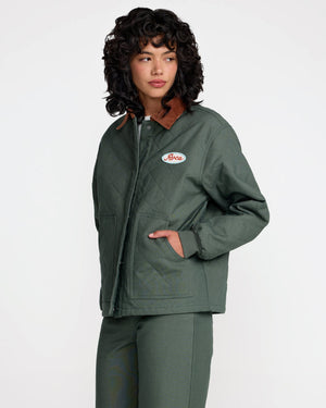 Clover Quilted Jacket- RVCA