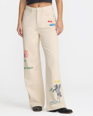 Dani Miller High Waisted Baggy Jean