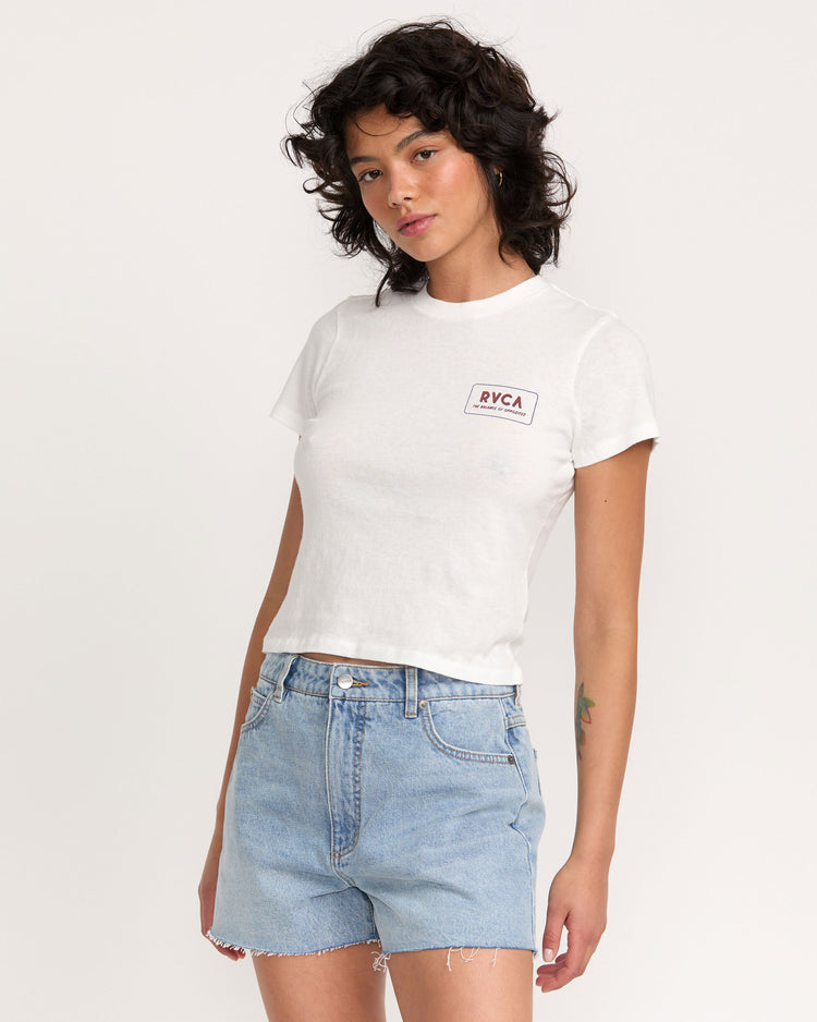 411 Tee - Vintage White