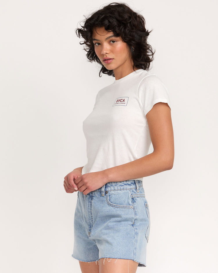 411 Tee - Vintage White