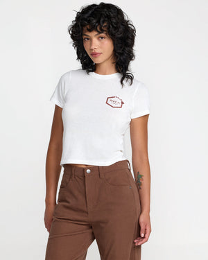 Hawaii Hex 411 Tee- RVCA