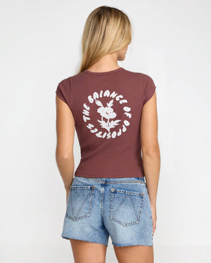 Ribbed Slim Tee - RVCA