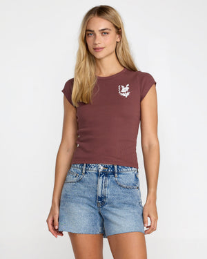 Ribbed Slim Tee - RVCA