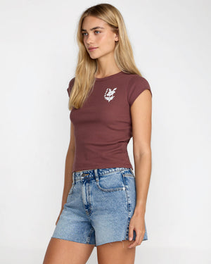 Ribbed Slim Tee - RVCA