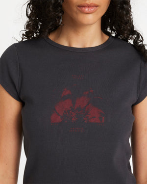 Ribbed Slim Tee- RVCA