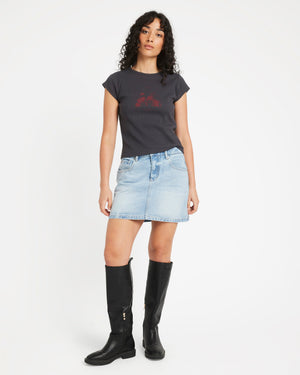 Ribbed Slim Tee- RVCA