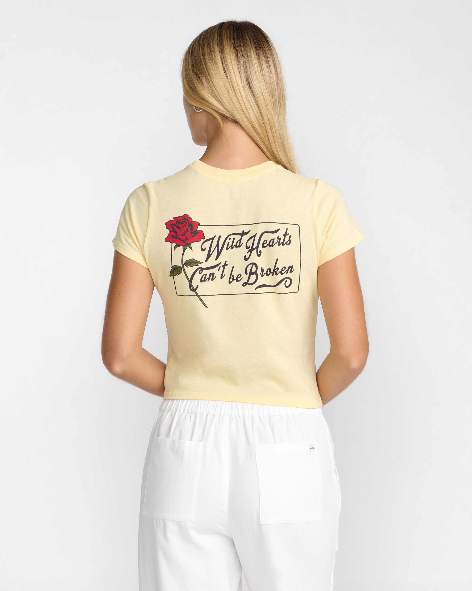 WILD HEARTS Tシャツ イエロー【未着用】 Wild Hearts 411 Tee – RVCA