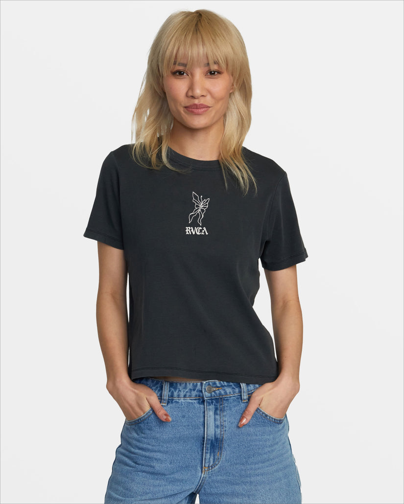 Pixie Daily Tee - Washed Black