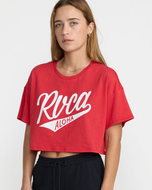 Game Day Boxy Crop Tee