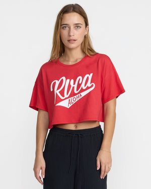 Game Day Boxy Crop Tee
