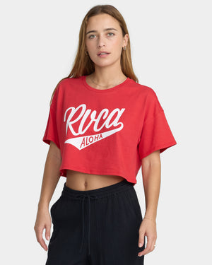 Game Day Boxy Crop Tee