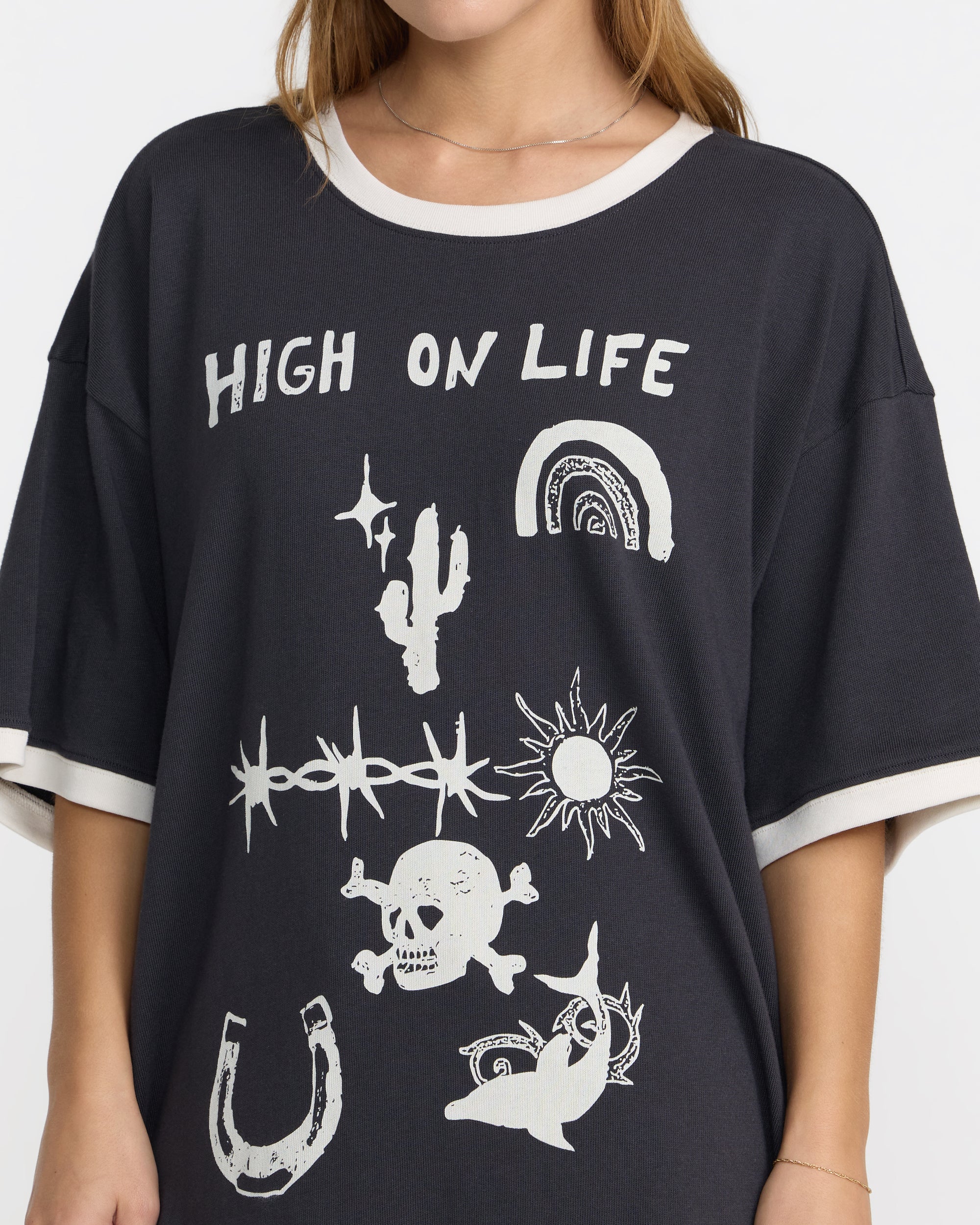 Dani Miller Oversized Ringer Tee – RVCA
