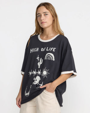 Dani Miller Oversized Ringer Tee