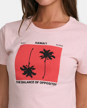 Balance Palm Shrunken Tee