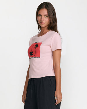 Balance Palm Shrunken Tee