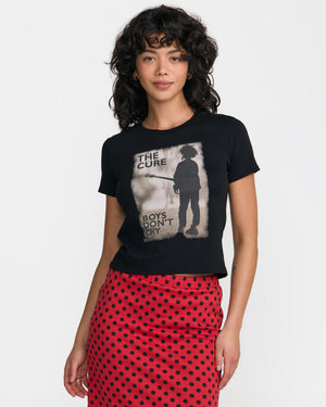 The Cure Boys Don't Cry Shrunken Tee