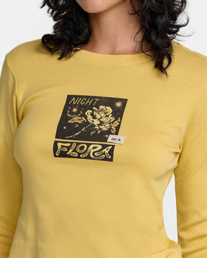 Mel G Long Sleeve Tee- RVCA