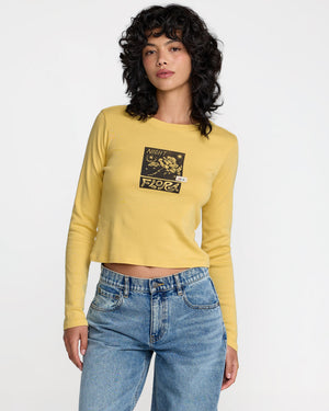 Mel G Long Sleeve Tee- RVCA