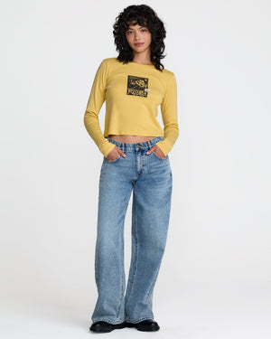 Mel G Long Sleeve Tee- RVCA