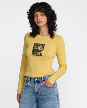 Mel G Long Sleeve Tee- RVCA