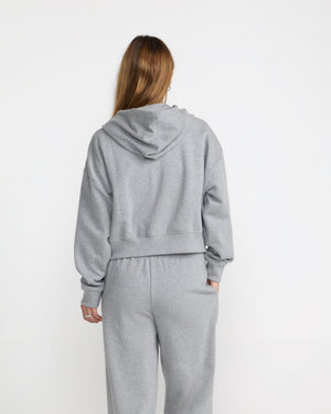 Squad Crop Zip Hoodie
