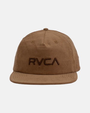 Big RVCA Cord Snapback Hat