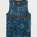 Hawaii Mesh Tank - Duck Blue