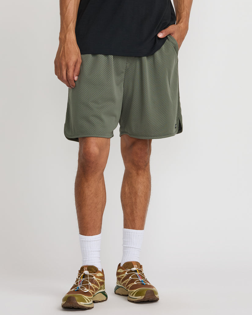 Va Essential Mesh Shorts 18" - Sage Leaf