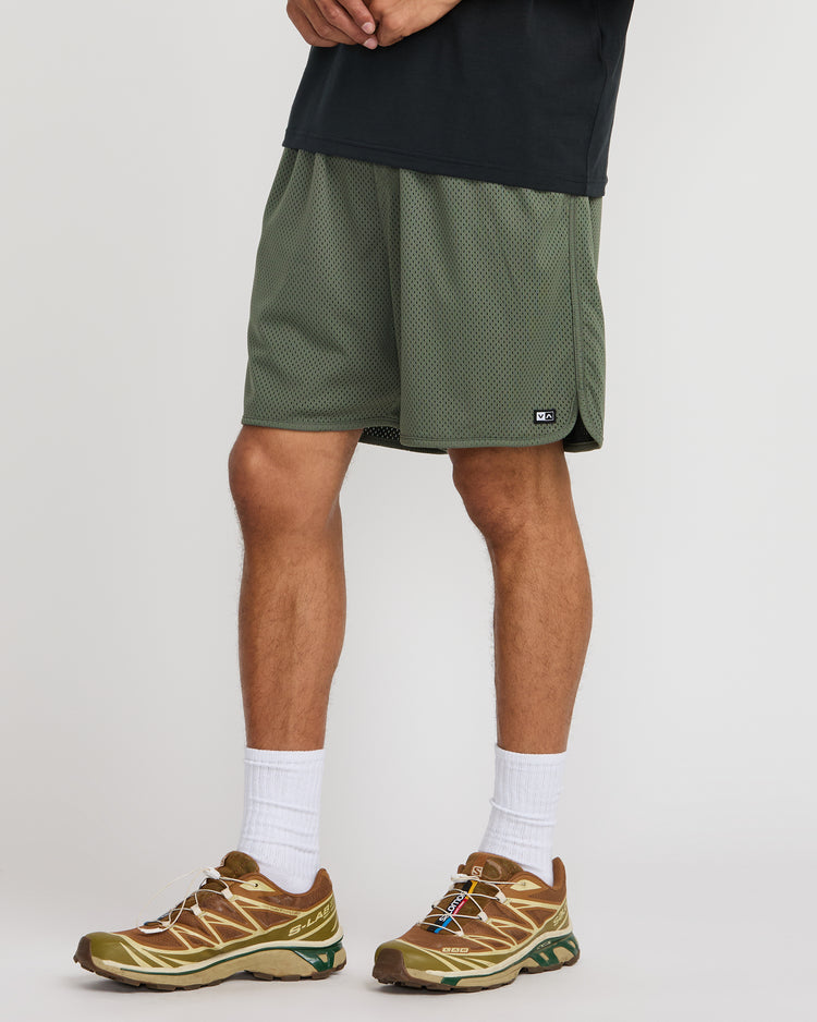 Va Essential Mesh Shorts 18" - Sage Leaf