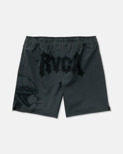 RVCA ブラック タッパー フロントジッパー Tapout Fight Scrapper