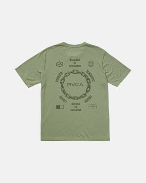 Chain Release Short Sleeve Tee - RVCA