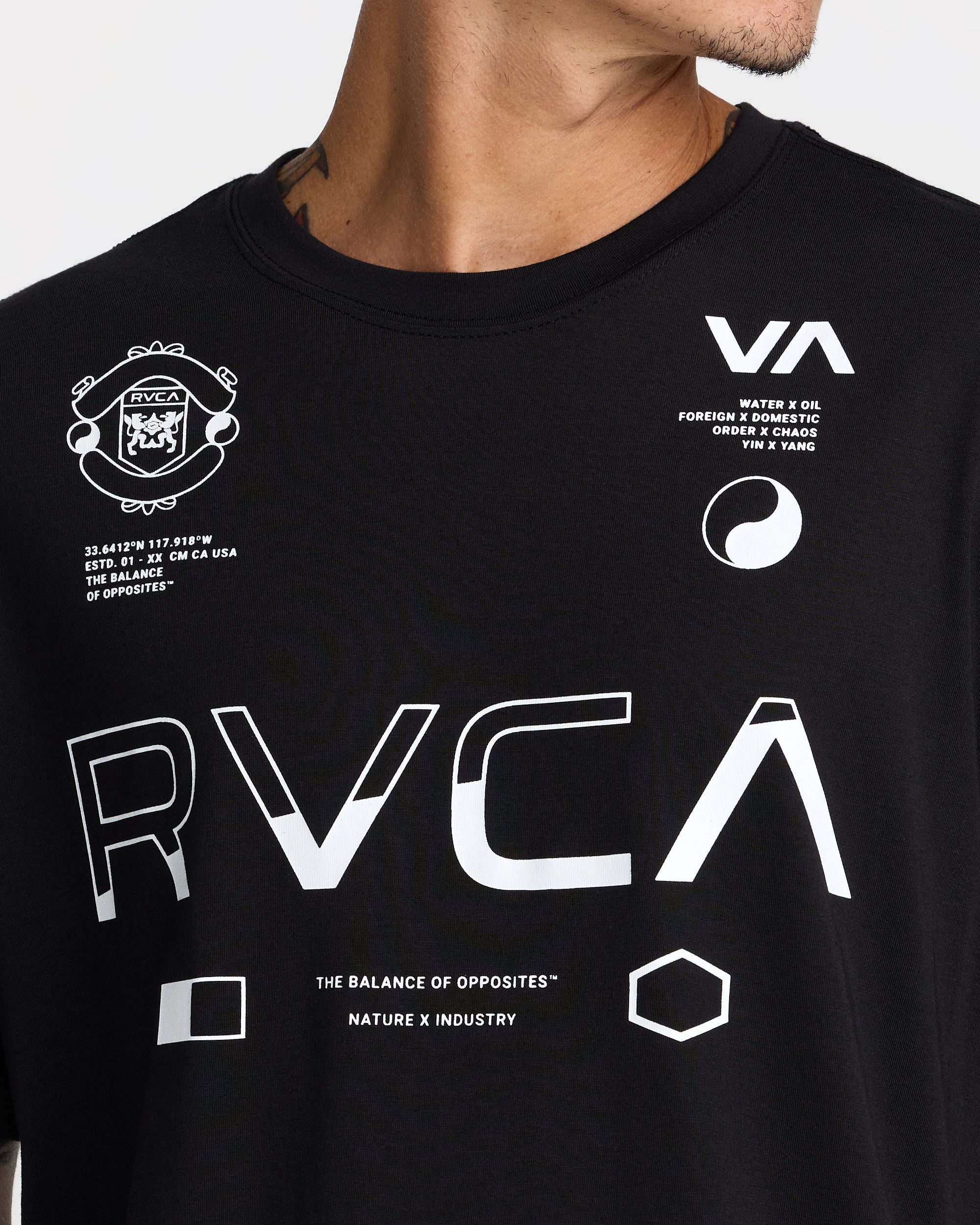 Split All Over Short Sleeve Tee – RVCA